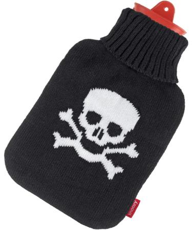Snoozy XXL Hot Water Bottle with Soft Cuddly Cover - 2L Natural Rubber (Pirate) for Long-Lasting Warmth | International Shipping Available - Buy Online on GoSupps.com