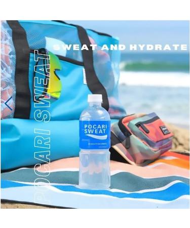 Pocari Sweat PET Bottles - Japan's Favorite Hydration Drink, Clear 500ml - 12 Pack 16.9oz - Electrolyte-Infused Water for Health & Hydration - Buy Online on GoSupps.com