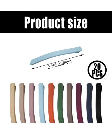 20 PCS Matte Mini Bobby Pins - Small Snap Hair Barrettes for Women and Girls - Buy Online on GoSupps.com