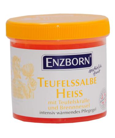 Reitsport amesbichler horse ointment Enzborn Teufelsalbe hot 200 ml an intensely warming care rule with the natural power of the devil claw and the nettle.|Teufelssalbe hot