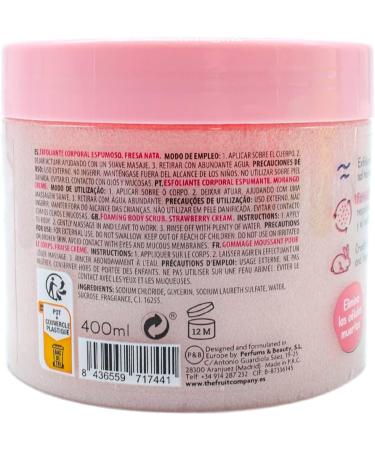 The Fruit Company Strawberry and Cream Scrub 400ml | 2 in 1 Exfoliates and Soap - Buy Online on GoSupps.com