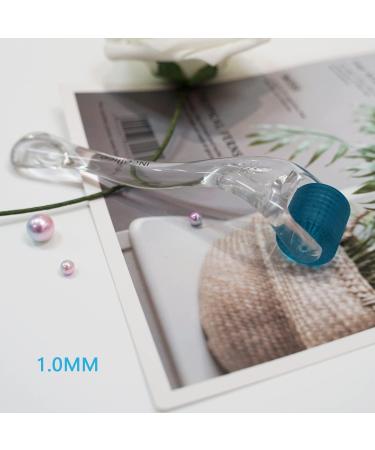 Incellice Derma Roller 1.0mm - Professional Microneedle Scooter for Beard & Hair Growth | Scalp & Skin Care for Men & Women | 200 Titan Real Needles - Buy Online on GoSupps.com