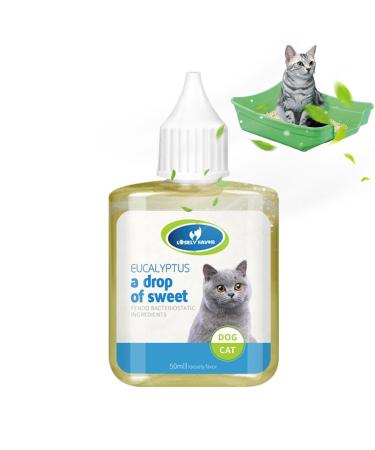 Cat Box Deodorizer Pet Carpet and Rug Deodorizer for Urine and Odor Air 1.69oz Non-Stimulating Air Deodorizer for Pet Room Carpet Urine Rug