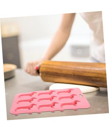 Milisten 2pcs Puppy Candy Molds De Silicona para Gelatinas Molde De Silicona para Resina Silicone Chocolate Mold Silicone Candy Mold Chocolate Molds Silica Gel Baking Supplies Cookie Pink 23X16CM - Buy Online on GoSupps.com