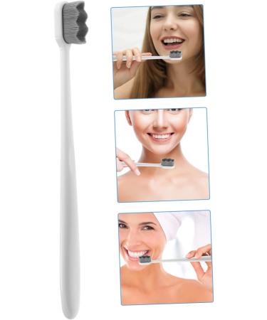 Buy Coolhiya 4-Piece Soft Toothbrush Set 3-Sided Nylon Toothbrushes for Gentle Cleaning | International Shipping Available - Buy Online on GoSupps.com