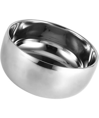Stainless Steel Shaving Bowl for Men - Wet Shave Soap Cup with Lid | Metal Face Cleaning Tool - Buy Online on GoSupps.com