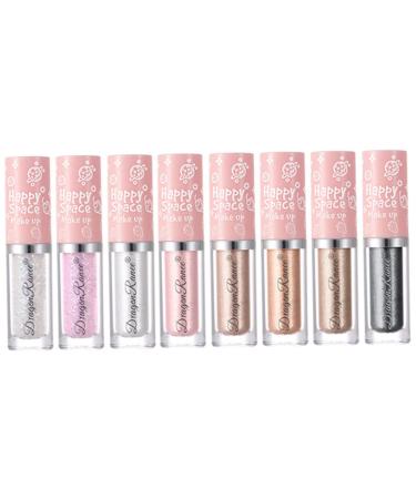 SOESFOUFU Eyeshadow Bling 8pcs Eye Shadow Lady Tools Makeup Tools Eyeshadow Glitter Women Eyeshadow Highlight Miss Cosmetics