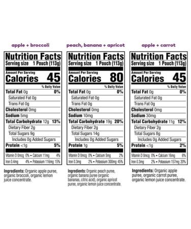 Plum Organics Baby Food Pouch Stage 2 Variety Pack | 18 Pack 4oz | Fresh Organic Fruit and Veggie Squeeze for Babies, Kids, Toddlers - Buy Online on GoSupps.com