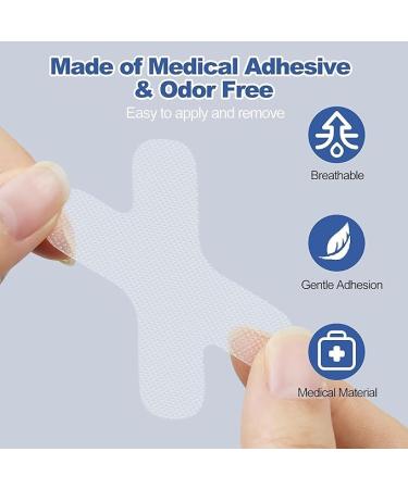 120 Pcs Gentle Transparent Nasal Tape Strips for Improved Sleep Quality - Buy Online on GoSupps.com