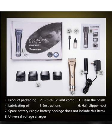 Beard Trimmer for Men | 5 Digital Settings Hair Clipper for Beard Mustache & Stubble | Grooming Kit with 4 Combs | International Shipping Available - Buy Online on GoSupps.com