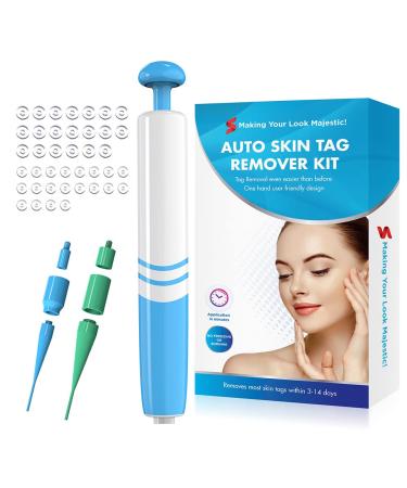 Skin Tag Remover 2in1 Painless automatic removal of skin brands mole warts + 40x rubber bands equipment for automatic removal of mole warts for removing skin brands
