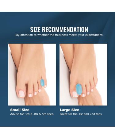 Welnove Gel Toe Separators 12-Pack - Bunion Pads & Toe Spacers for Bunions, Calluses & Overlapping Toes - Soft Silicone Corrector for Men and Women - Buy Online on GoSupps.com