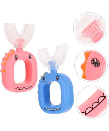 Gleavi 4-Piece U-Shaped Silicone Toothbrush Set for Toddlers | Adorable & Portable Children's Toothbrushes - Buy Online on GoSupps.com