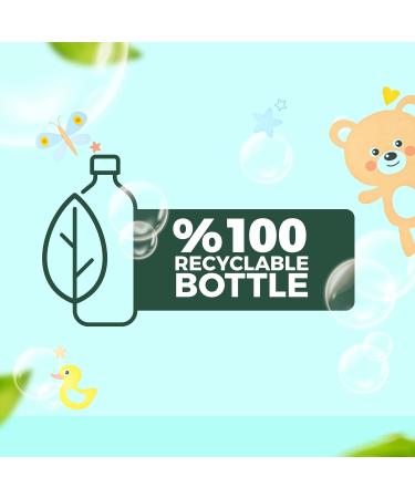 Green Organic Baby Bottle and Nipple Cleaner 750ml - Natural Formula for Gentle Baby Cleaning - Buy Online on GoSupps.com
