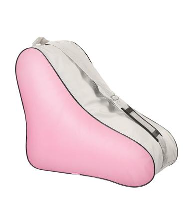 BESPORTBLE Roller Skate Bag: Ice Skate Bags, Roller Bags for Skates for Girls Boys Adults Fits Skates, Inline Skate Most Roller Skate (Pink)