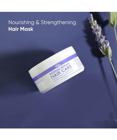 Intense Repair Hair Care Mask - Hydrating Hair Mask for Dry & Frizzy Hair with Aloe Vera & Shea Butter | For Men & Women | 150g - Buy Online on GoSupps.com