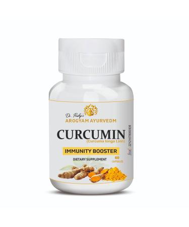 Smaart Health Curcumin Immunity Booster 500mg Turmeric Root Complex 60 Vegetarian Capsules