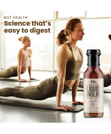 Inulin FOS Prebiotic Fiber Sweetener 12floz - 1lb Liquid - Chicory Root Soluble Hot & Cold - Buy Online on GoSupps.com