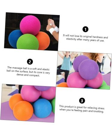Beavorty Peanut Yoga Massage Ball & Roller - Double Muscle Relief & Lacrosse Trainer - Violet - Buy Online on GoSupps.com