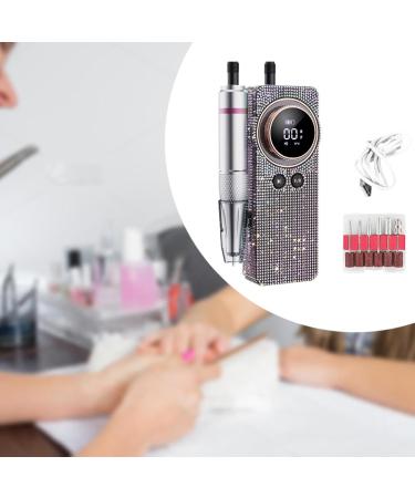 Colcolo Portable Nail Drill Cordless Nail File Set 50W Quiet Salon Home Use Professional Rechargeable for Drill Sharpening Carving - Buy Online on GoSupps.com
