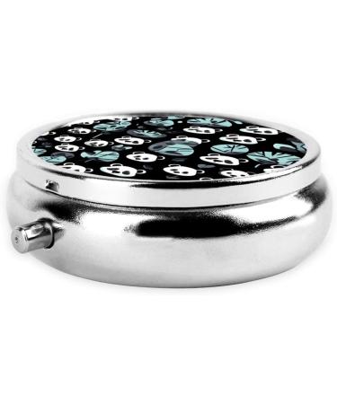 Black and White Panda Pill Box - 3 Compartment Round Organizer | Portable Travel Solution - Buy Online on GoSupps.com