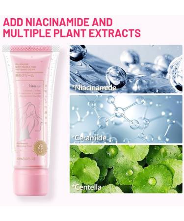 Underarm Whitening Cream Nicotinamide Whitening Cream Armpit Whitening Cream for All Skin Type - Buy Online on GoSupps.com