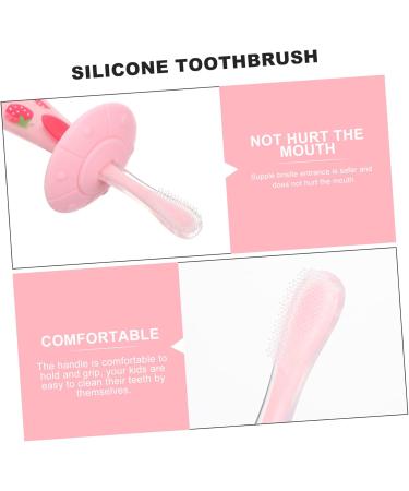 Minkissy 2ST Toothbrush Massage Accessories - Portable Silicone Toddler Tooth Cleaner Toys in Food-Grade Gift Box - Ideal Kids' Oral Care Tools - Buy Online on GoSupps.com