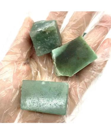Natural Crystal Rough Natural Crystals and Stones 200g Natural Green Rine Crystal Raw Rock Gemstone Gravel Stone for Home Decoration for Decoration - Buy Online on GoSupps.com