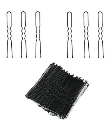 Hairpins Bobby pins Hairpins Metal Hair pin Girls Hair Accessories Bun Pins 50Pcs Ideal for all hair types (U-Black) - Buy Online on GoSupps.com