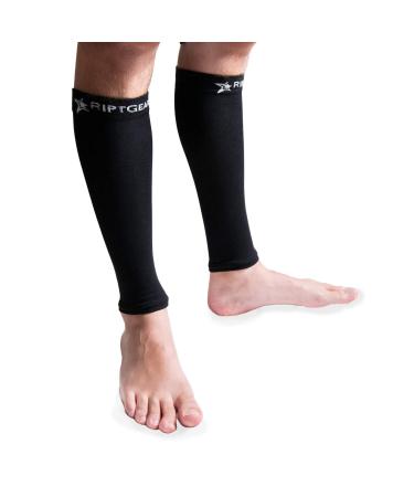RiptGear Graduated Calf Compression Sleeves - Leg Support for Men and Women Medium - Buy Online on GoSupps.com