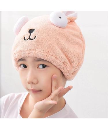 Mother & Daughter Microfiber Hair Towel Wrap - Pink Quick Drying Hair Turban Set | Soft & Absorbent Bath Hat - Buy Online on GoSupps.com