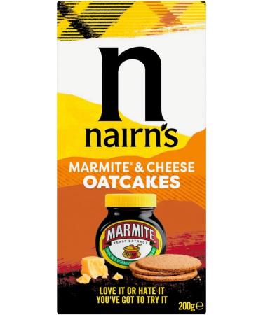 Marmite & Cheese Oatcakes 200g x2 | deliciously iconic flavours of Marmite and cheese - Buy Online on GoSupps.com