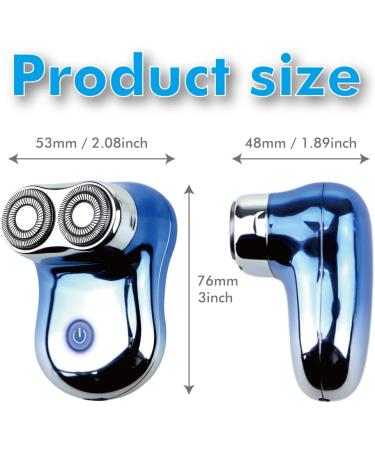 Buy Electric Shaver for Men - USB Rechargeable Travel Shaver Fast-Charging Cordless Razor & Beard Trimmer - Perfect for Grooming & International Shipping - Buy Online on GoSupps.com