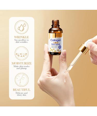 30 ml collagen serum collagen facial serum moisturizing antiwrinkle soothing smoothing skin collagen filling skin nourishment skin care - Buy Online on GoSupps.com