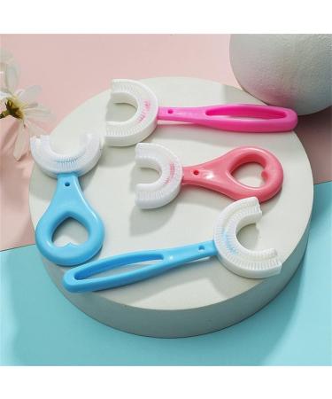Buy Fkxczn 2-Piece U-Shape Toothbrush Set for Kids 6-12 - 360 Cleaning Silicone Brush Head Whitening Massage - International Shipping Available - Buy Online on GoSupps.com