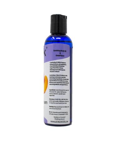 LICK Peaches and Cream Scented Body Oil - Vitamin E Moisturizer for All Skin Types Hydrating After Shower Oil Antioxidant Aromatherapy - Buy Online on GoSupps.com