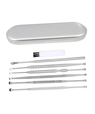 Beaupretty Ears Cleaner Kit Professional Earwax Removal Tools Ear Cleaner Kit Set Portable Spiral Spring Set