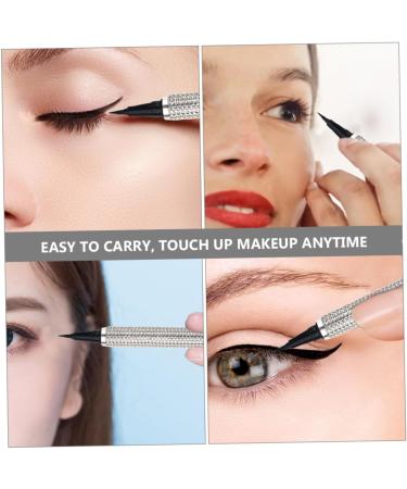 Didiseaon Liquid Eyeliner Matte Eyeliner Eye Liner Pencil Eye Line Makeup Tool Gel Pu Sticker Drill Silver - Buy Online on GoSupps.com