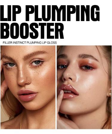 Beliky Girl Lip Plumping Booster Peppermint Extract Filler Instinct Plumping Lip Gloss Ultra Hydrating Hybrid Gloss Plumper Waterproof Lip Oil for Repairing Whiter Lip Lines Lip Care 2 - Buy Online on GoSupps.com