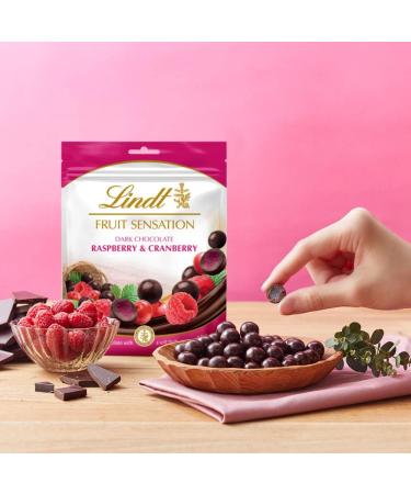 Fruit Sensation with dark chocolate raspberry and Ar ndano Rouge Lindt - Buy Online on GoSupps.com
