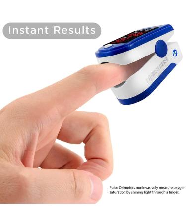 FaceLake FL400 Fingertip Pulse Oximeter with Carrying Case - Blue - Buy Online on GoSupps.com