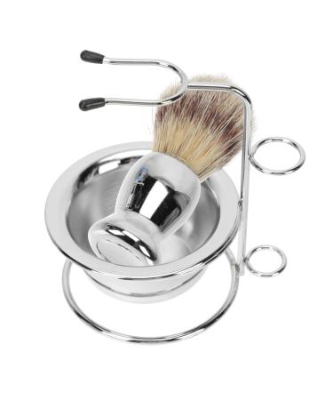 1 set of Barts Brush Halter Razor Holder Man Razor Bush Braster Harrow The Razor Show Razor Razor Shaving Razor Show Shaving Rustproof Steel Razor brushes