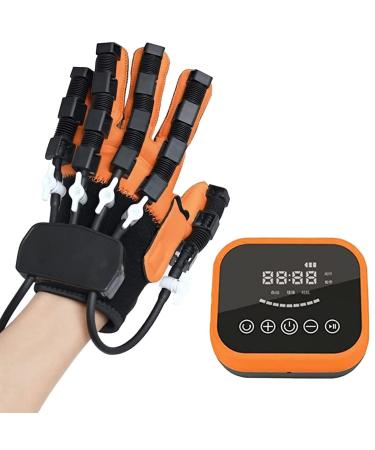 ZZBB Rehabilitation Gloves Robot Finger Finger Straightening Brace Guard Protector Stroke Hemiplegia Training Equipment Split Finger Training Air Pressure right Medium