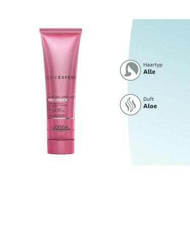 L'Or al Paris Pro Longer Leave-in Cream | Anti-Hair Breakage & Heat Protection | 150ml | Shine Smoothness & Anti-Frizz Care - Buy Online on GoSupps.com