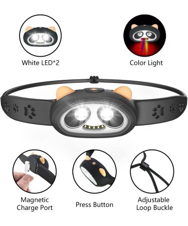 Rechargeable LED Headlamp for Adults & Kids - Waterproof Ideal for Camping Fishing Running and Night Reading - Buy Online on GoSupps.com