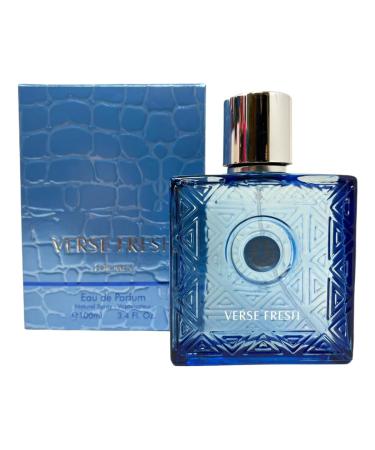 Verse Fresh For Men Eau de Parfum 3.4 Fl. Oz Woody Aquatic fragrance for men.