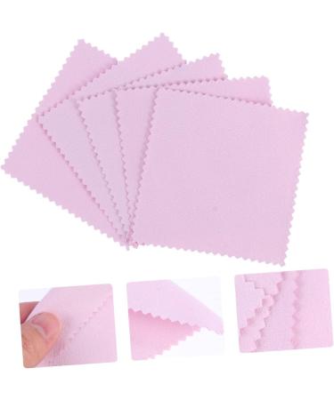 FRCOLOR 200 Pcs Lens Cleaning Cloth - Silver Wiping Cloths for Eyeglasses & Cleaning Tool - Double Layer Fiber Maintenance Supplies for Men - Pink Waist Belt Included - Buy Online on GoSupps.com