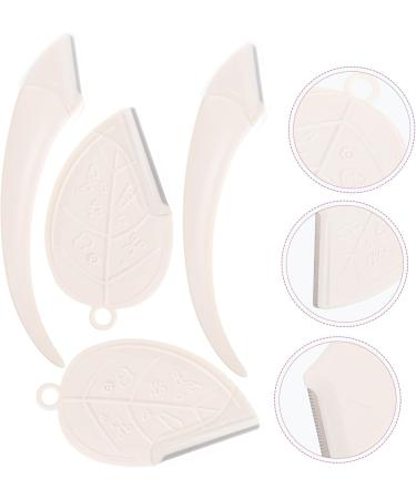 Minkissy 4-Piece Ergonomic Eyebrow Shaver Set | Manual Eye Razor for Women | Beauty Tools for Perfect Brows - Buy Online on GoSupps.com