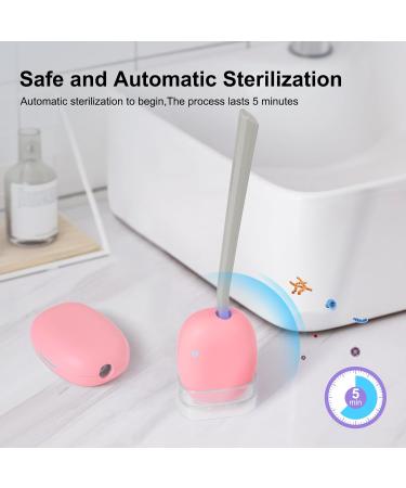 ELMWAY UV Sanitizer Toothbrush Case Portable Mini Toothbrush Holder Rechargeable Toothbrush Cover Sterilizing for Home and Travel Fits All Toothbrushes for Electric and Manual Sterilize S-pink - Buy Online on GoSupps.com