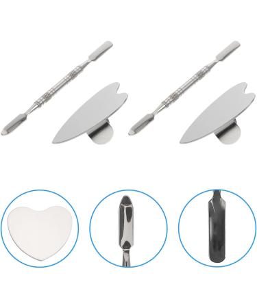 Magiclulu Heart Shape Nail Art Palette - 2 Sets Color Mixing Tool for Manicure & Painting - Buy Online on GoSupps.com